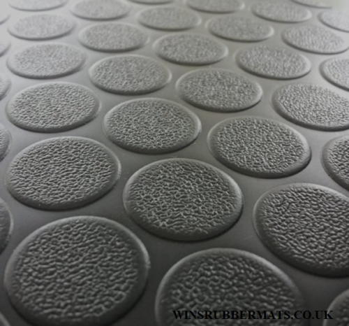 Coin Grip Flooring Rubber Mat from Winsrubbermats