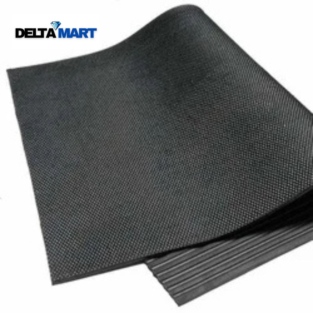 Heavy Duty Rubber horse stable horsebox mat 6ftx4ft 12mm hammer top design