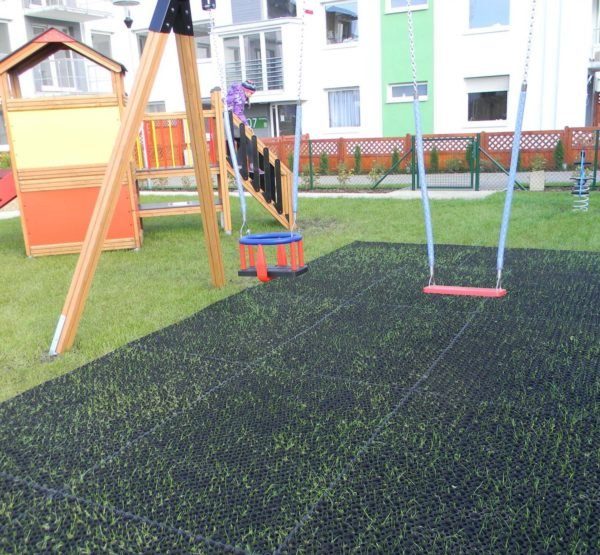 Hexagon Playground Safety Mat 100 x 150cm x 23mm